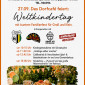 Flyer Dorfcaf&eacute; Wei&szlig;dorf September 2026 Weltkindertag